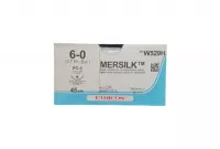 ШЕЛК 6/0, 45 см, черный, Реж. 16 мм, 3/8, W529H, 36 шт/упак
