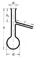 Колба Энглера КРН-250; уп. 2/24 шт.
