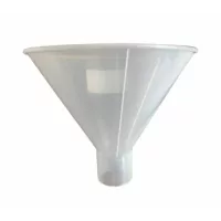 Воронка диам. 40, стебель d-6 мм, L-40 мм; уп. 10 шт., с ребрами, п/п, LAMAPLAST