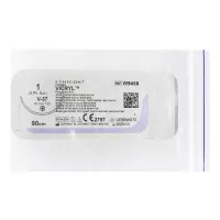 ВИКРИЛ ПЛЮС 1, 90 см, фиолет., Кол.-реж. 40 мм, 1/2, VCP9468H, 36 шт/упак