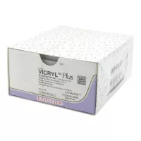 ВИКРИЛ ПЛЮС 0, 70 см, фиолет., Кол. игла-крючок 35 мм, VCP9221H, 36 шт/упак