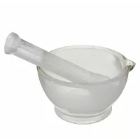 Ступка D=90 мм; уп. 1/48 шт.стеклянная с пестиком