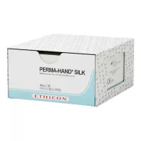 ШЕЛК 3/0, 45 см, черный, Прайм обр.-реж. 19 мм, 3/8, W2506T, 24 шт/упак