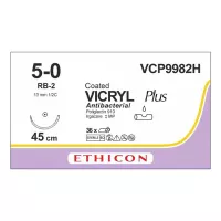 ВИКРИЛ ПЛЮС 3/0, 70 см, фиолет., Кол.-реж. 26 мм, 1/2, VCP998H, 36 шт/упак
