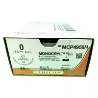 МОНОКРИЛ ПЛЮС 0, 90 см, фиолет., Кол. массивная 40 мм, 1/2, MCP4958H, 36 шт/упак