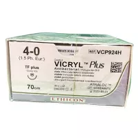 ВИКРИЛ ПЛЮС 4/0, 70 см, фиолет., Кол. 13 мм, 1/2, VCP924H, 36 шт/упак