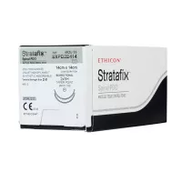 Stratafix Spiral PDO 2/0, двунаправл.14+14см, фиолет., Кол. 26 мм х 2, 1/2, SXPD2B414, 12 шт/упак