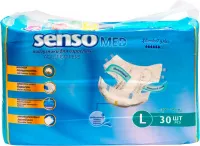 Подгузники для взрослых "Senso Med" Standart" L №30 /БелЭмса, Беларусь (QR)
