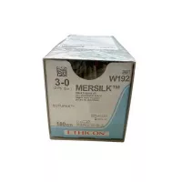 ШЕЛК 3/0, 180 см, черный, лигатура, W192, 12 шт/упак