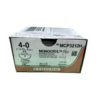 МОНОКРИЛ ПЛЮС 4/0, 70 см, н/окр., Прайм обр.-реж. 26 мм, 3/8, MCP3212H, 36 шт/упак