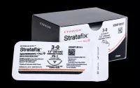 STRATAFIX SPIRAL MONOCRYL Plus 4/0, 30 см, Прайм обр.-реж. 24 мм, 3/8, SXMP1B114, 12 шт/упак