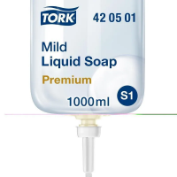 S1 Tork Premium - жидкое мыло-крем для рук, 1 л (420501/ 421501-00) ТОП
